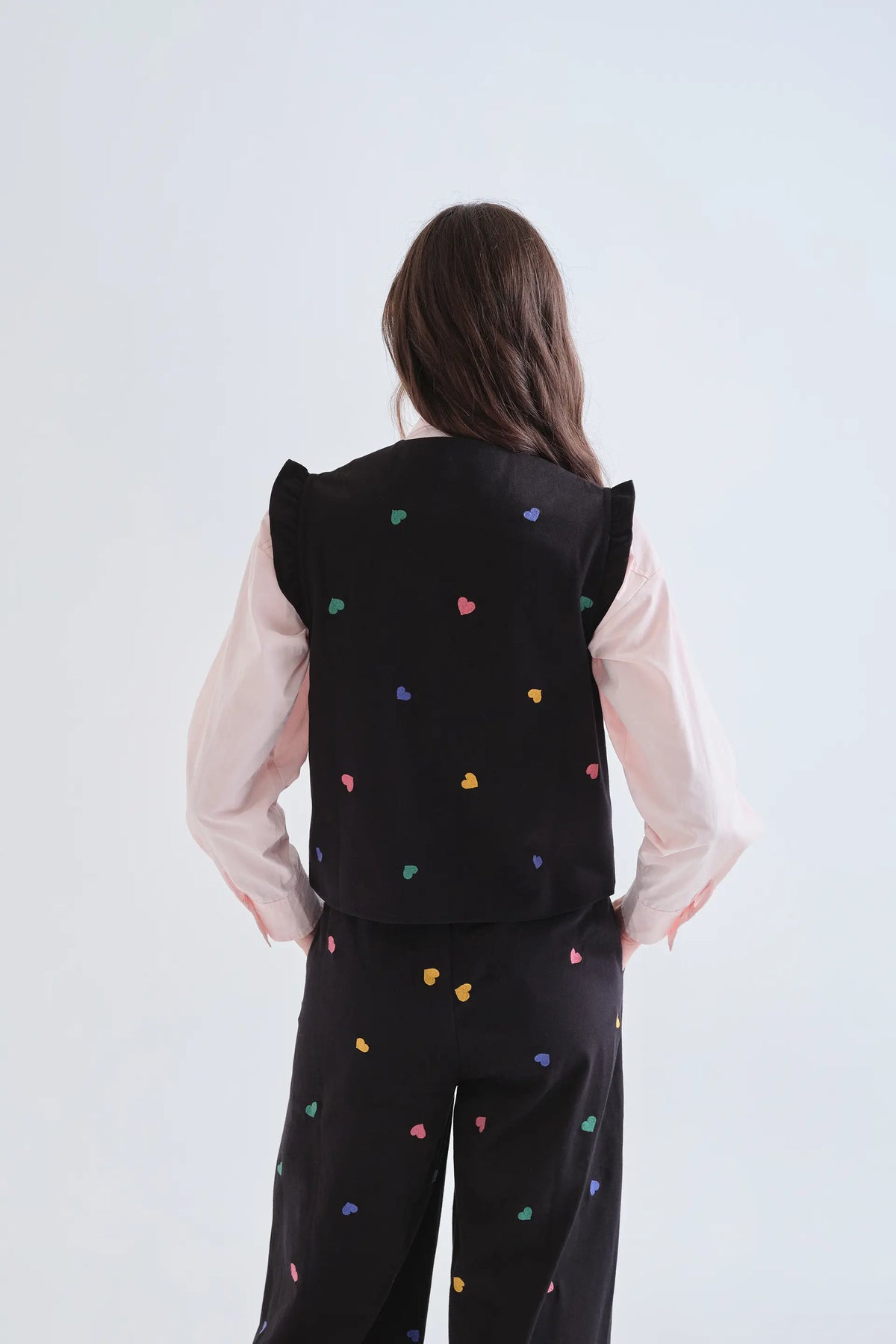 Candy print vest