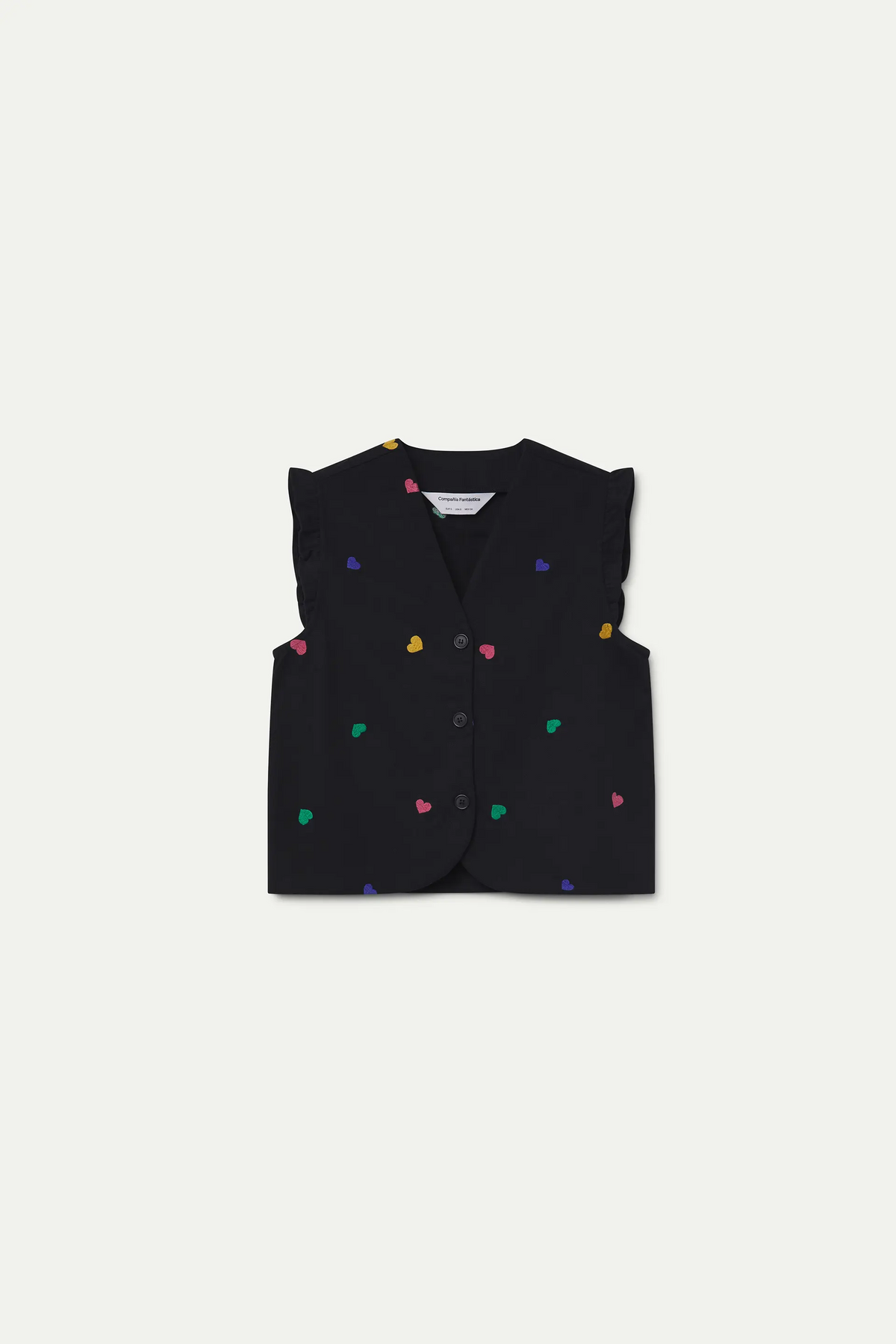 Candy print vest