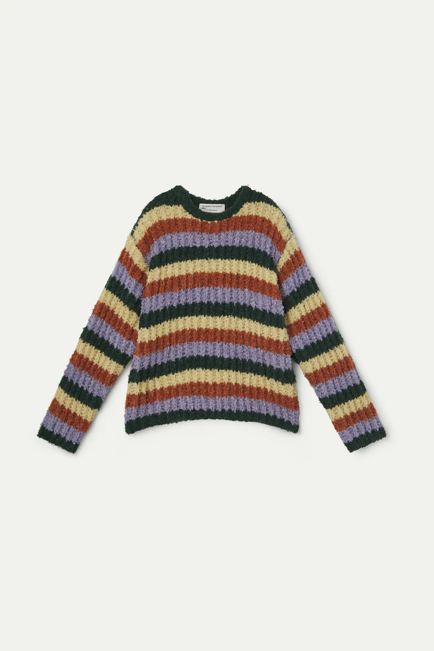 Unisex multicolored striped sweater