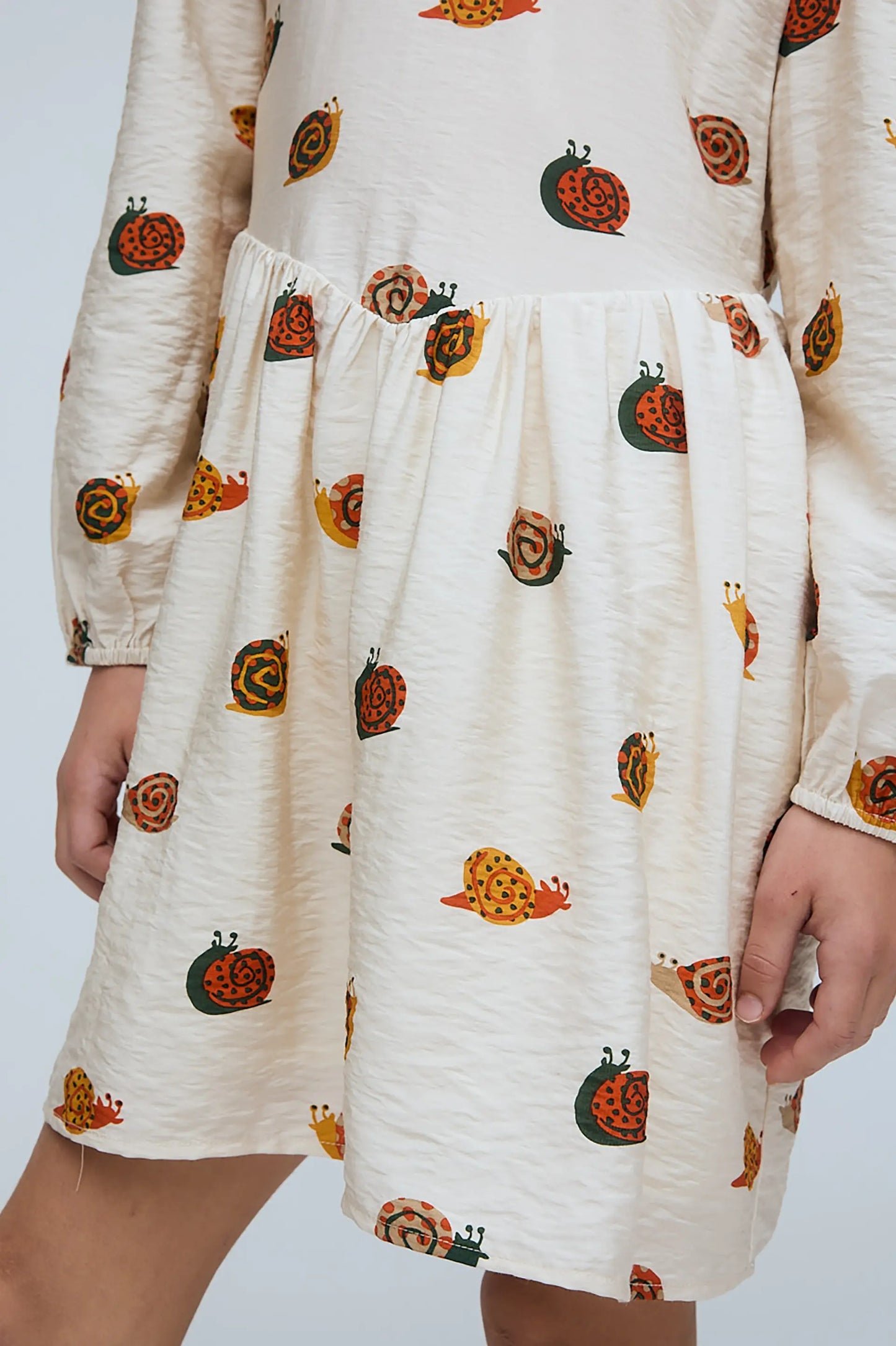 Vestito bambina con stampa di Lumache