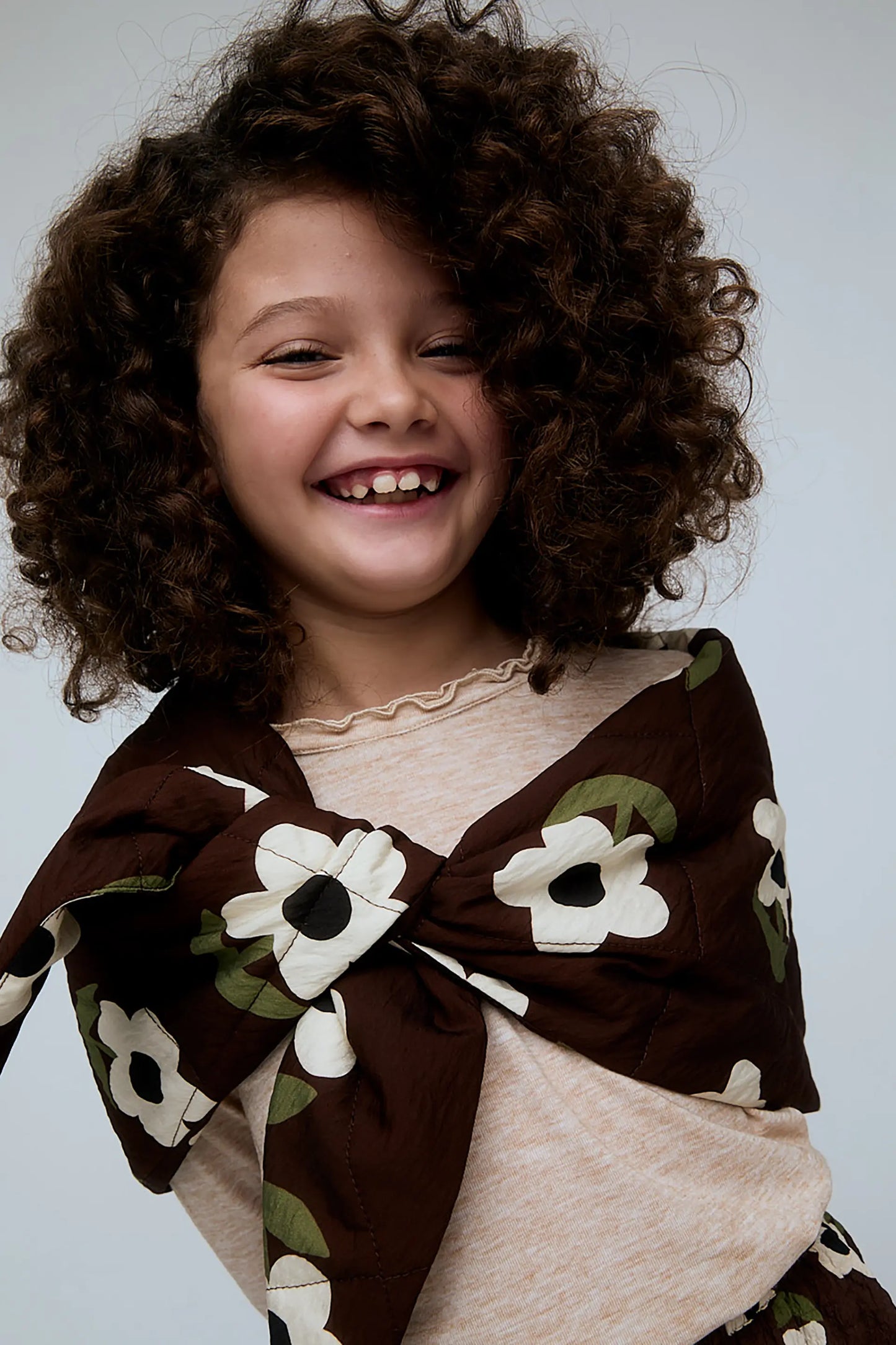 Girls' Beige T-shirt