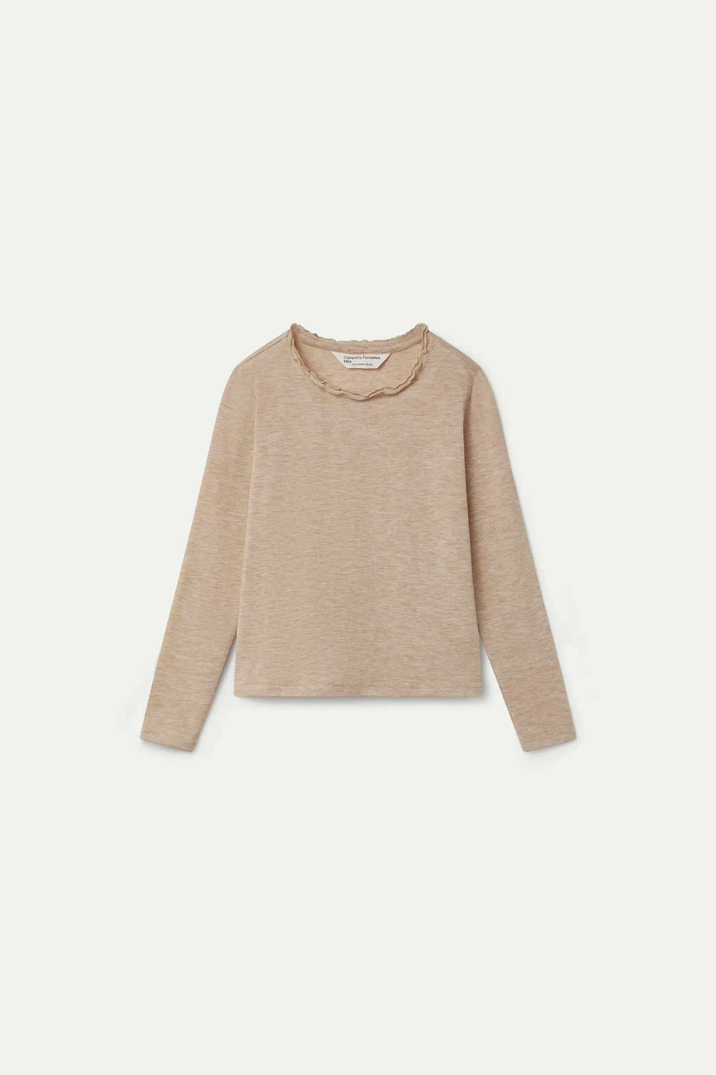 Girls' Beige T-shirt