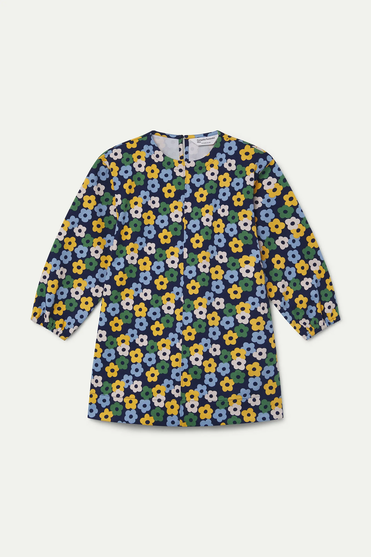 Vestido corto de niña con estampado Euphonia