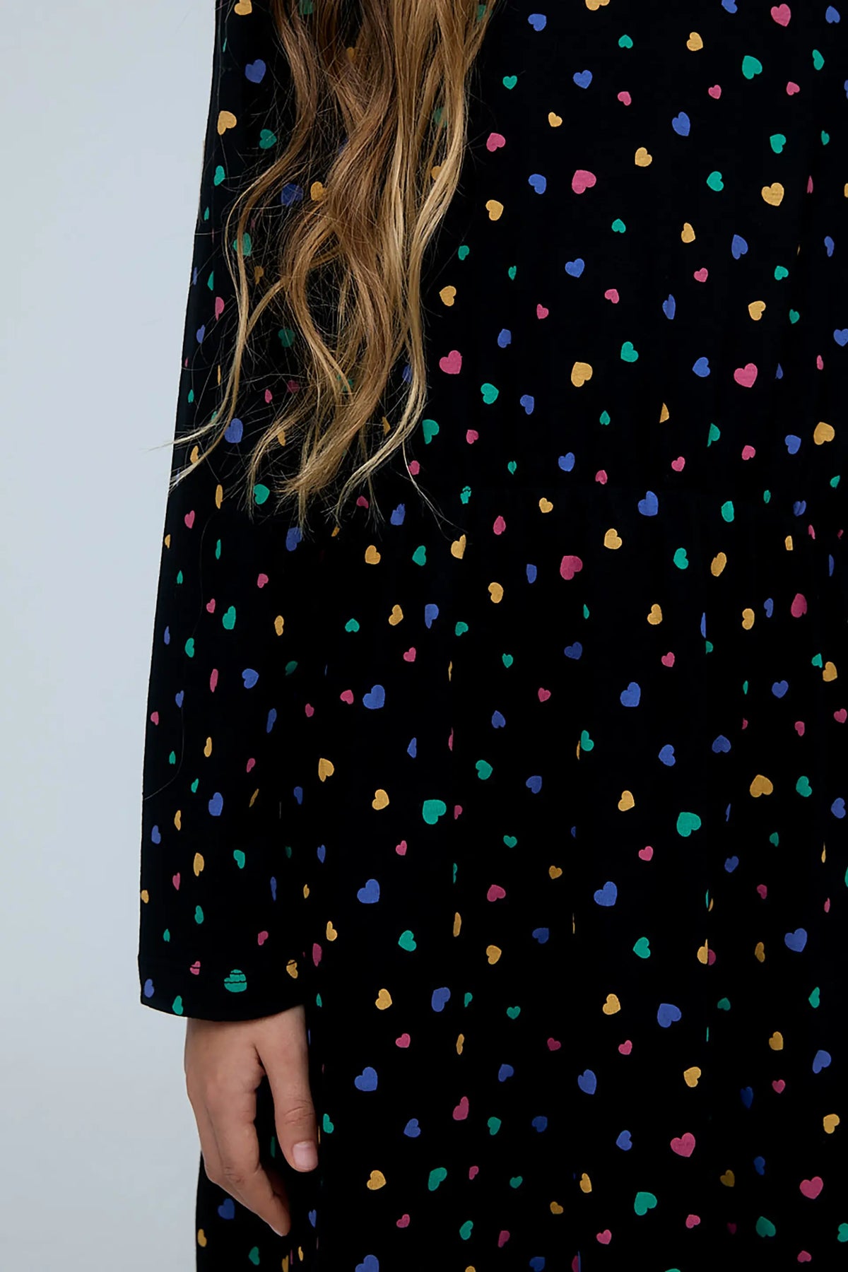 Vestido corto de niña 100% algodón con estampado Candy