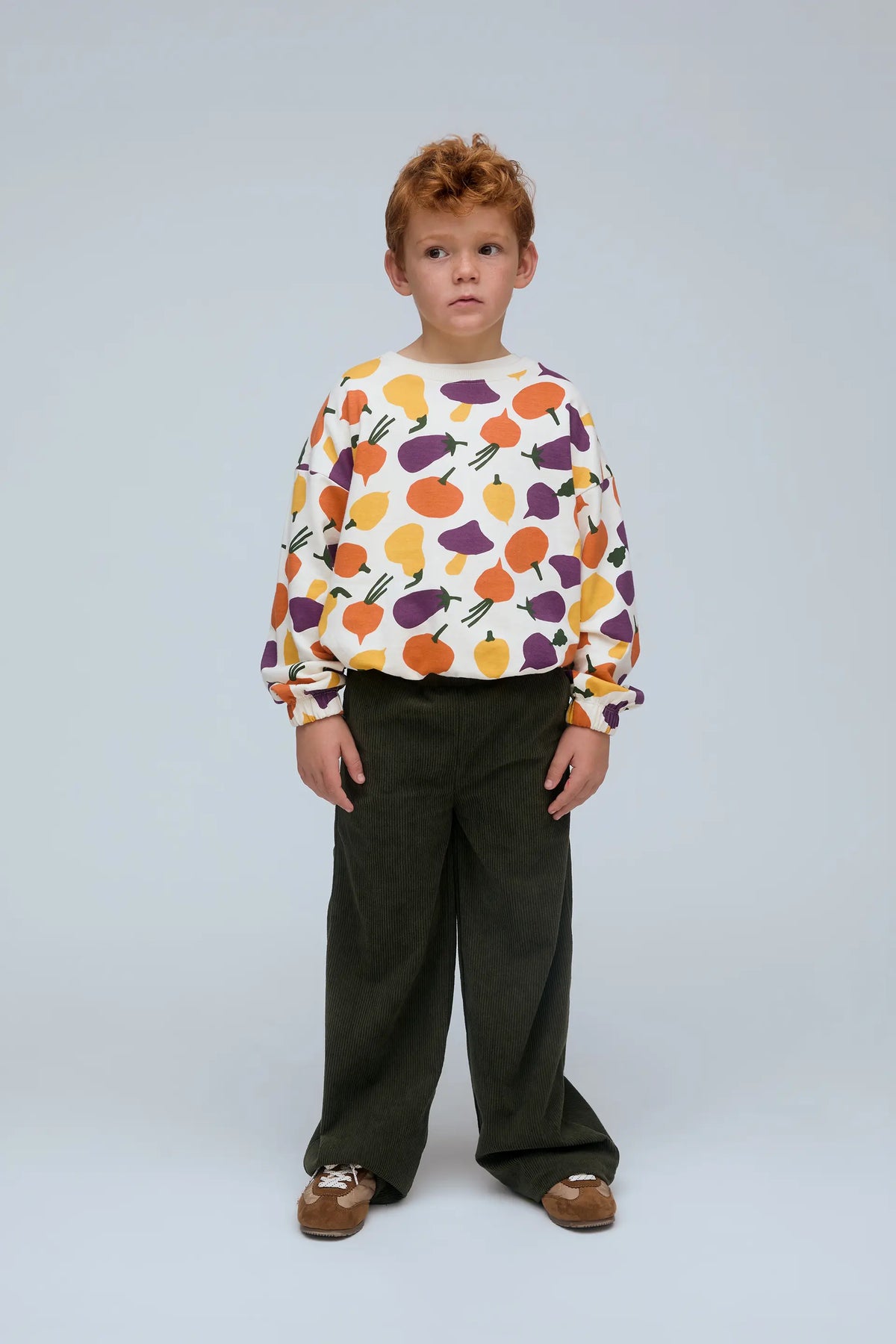 Sudadera unisex 100% algodón con estampado Vegetales
