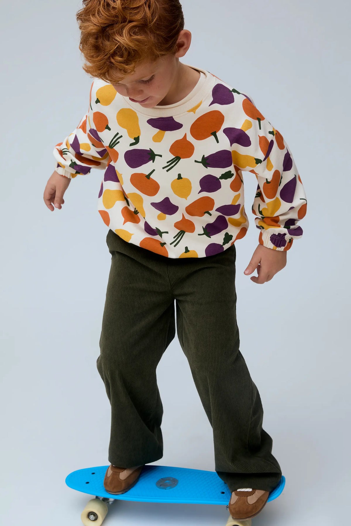 Sudadera unisex 100% algodón con estampado Vegetales