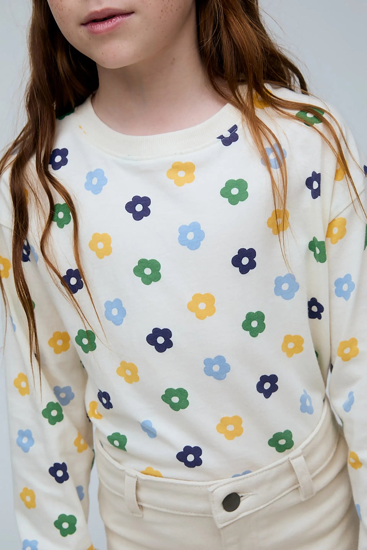 Camiseta de niña 100% algodón estampado Euphonia